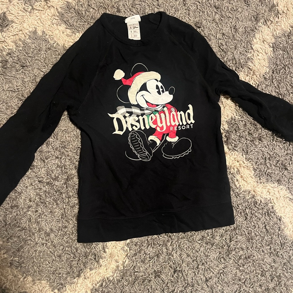 Disneyland Mickey Santa Christmas long sleeve